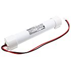 Batteri for ERC LFE 03B, LFE 05B, LFE 05S, COMBITRONIC emergen 098017/960 3.6 V 4000 mAh Ni-CD