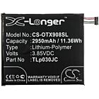 Batteri for Alcatel TIM XL 2018, A3A XL 4G, OT-5099T, 3V TD-LT TLp030JC 3.85 V 2950 mAh Li-Polymer