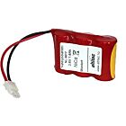3,6v 1,6-1,8Ah nødlysbatteripakke m/ ledning og Molex Minifit 2-pol