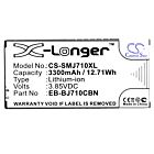 Batteri for Samsung SM-J7109, SM-J7108, Galaxy J7 6 Duos TD-LT EB-BJ710CBN 3.85 V 3300 mAh Li-ion