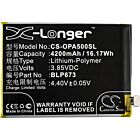 Batteri for Oppo A3s, A3s Dual SIM, A3s Dual SIM TD-LTE, CPH18 BLP673 3.85 V 4200 mAh Li-Polymer
