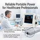 Batteri for EDAN DUS60, DUS 60 diagnostic ultrasound systems, 01.21.064135 14.8 V 5000 mAh Li-ion