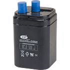 Ladbart Batteri LP6-4,5S 6v 4,5Ah fjærpoler