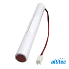 3,6V 600-1500mAh Nødlys batteri stav 15x150mm NEXI-BAT1