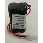 4,8V Batteri til Eltek 1700mAh NIMH Molex Minifit 2-pol