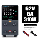 Laboratoriestrømforsyning 0-5A, 0-60V med LED Display 