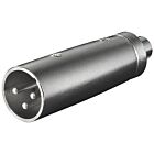 XLR audio adapter 3-pin XLR plugg - RCA jack