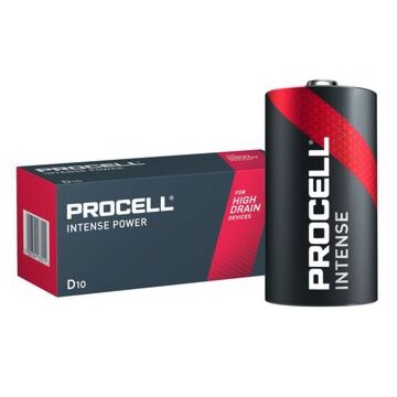 10 x LR20 Duracell Procell D 1,5V Alkaliskt batteri MN1300