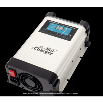 Nor Charger 5-stegs Elektronisk Batterilader 12V 20A