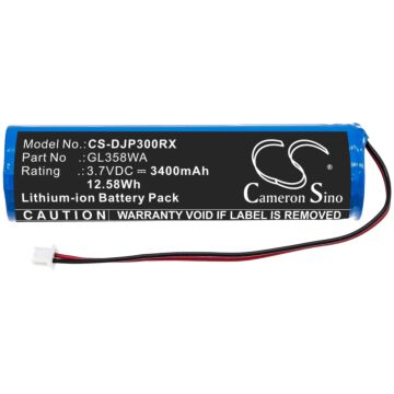 Batteri for DJI Phantom 3 Standard Remote Controller GL358WA 3.7 V 3400 mAh Li-ion