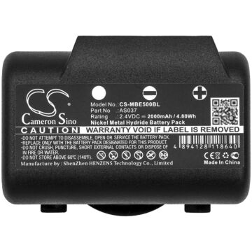 Batteri for IMET BE5000 I060-AS037 AS037 2,4V 2,0Ah NIMH