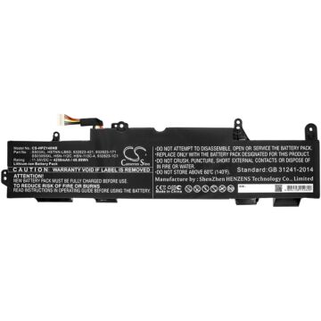 Batteri for HP EliteBook 840 G5 (3JX43EA), EliteBook 840 G5 (3 932823-171 11.55 V 4250 mAh Li-ion