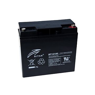 12V 18Ah AGM batteri T12 181xH167xB77 mm