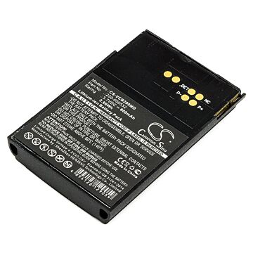 Batteri for Vocera Communications Badge B1000, Communications 230-000532 3.7 V 800 mAh Li-ion