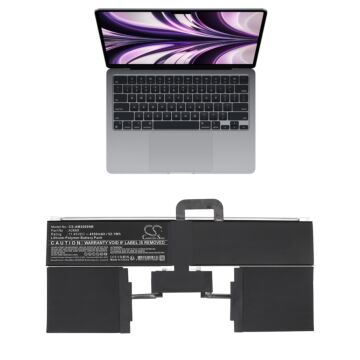 Batteri til PC for Apple A2681 (EMC 4074), M2 2022 A2681, MLXW3LL/A, 661-26150 11.45 V 4550 mAh