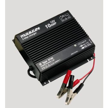 12VDC Lader for blybatteri 120W 10A AC/DC 9740