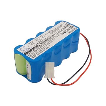 Batteri til Fukuda FC-1760 12.0V 3000mAh 10KR-2300FO, MD-BY03, 10N-1700SCR