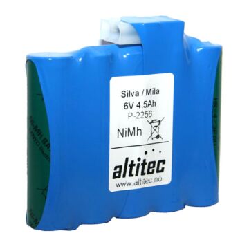 Silva/Mila batteri 4,5Ah 6V, motsatt pluggmontering