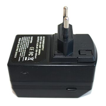 Nettlader til Pentax K-1S, K-30, K-50, K-500, K-R  D-LI109 - Input 110-230VAC