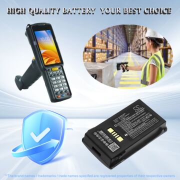 Batteri for Zebra MC33, MC330, MC330K, MC330M, MC3300 BT-000337 3.7 V 6800 mAh