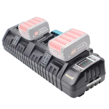 4 Port lader for 14,4-18V Bosch 3A 