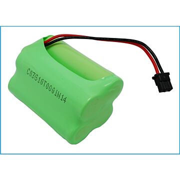 Batteri til Uniden, Icom skanner 4,8V 1,2Ah NIMH BP120, BP150, BP180, BP250, UNIDEN BBTY0356001
