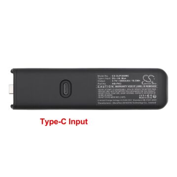 Batteri for DJI Osmo Pocket 3 Battery Handle, Osmo Pocket 4 Ba HB-PK3 3.7 V 5000 mAh Li-ion