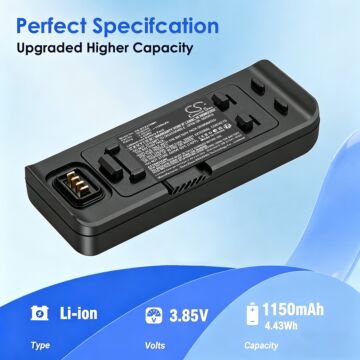 Batteri for Insta360 One R, One RS IS360RB 3.85 V 1150 mAh Li-ion