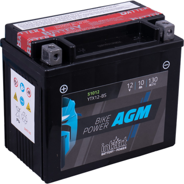 YTX12-BS batteri till MC och ATV 12V 10Ah (150x87x130mm)