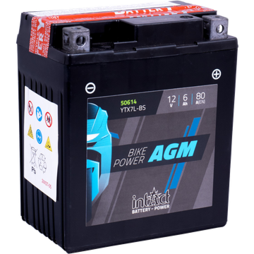 YTX7L-BS batteri till MC och ATV 12V 6Ah (113x70x130mm)