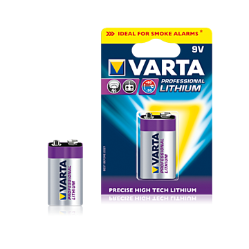 Varta Professional Lithium 9V batteri