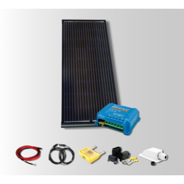 200W Solcellepakke for bobil, camping, hytte... Skanbatt