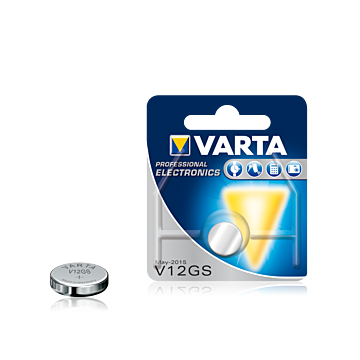 Varta V12GS Sølvoksid 1,55V batteri 105 mAh SR43