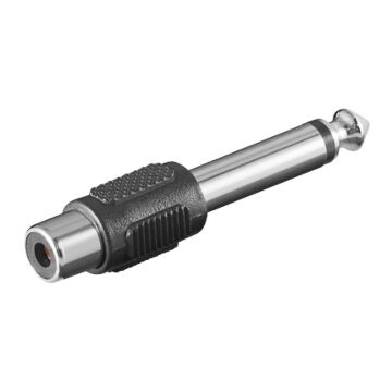 Audio adapter 6,35mm mono plugg - RCA Jack