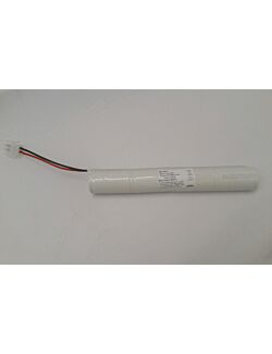 4,8v 4,0Ah nödbelysningsbatteripaket m/ kabel och AMP 2-pol i stav