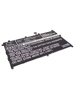 Batteri til Samsung Galaxy Tab 8.9 3.7V 6100 SP368487A, SP368487A(1S2P)