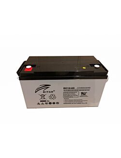 RITAR AGM Deep Cycle Batteri 12V 65AH (350x167x180mm) +venstre (RA12-65)