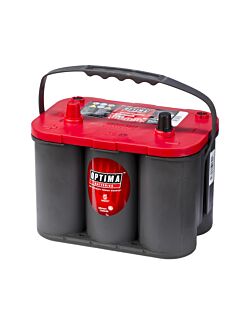 Optima Rød Startbatteri 55Ah 12V med GM tilkoblinger