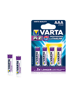 Varta Professional Lithium AAA 1,5V Alkaline batteri (4 stk)
