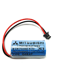 Batteri till Mitsubishi Q02CPU PLC/PLS 3V 1800 mAh GT15-BAT, Q6BAT