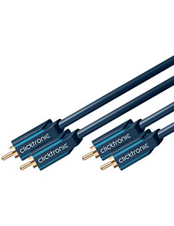 Clicktronic 3m 2xRCA Stereo ljudkabel