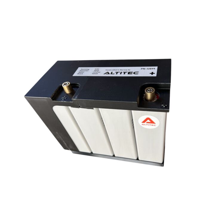 Altitec 12V 100Ah Lithium batteri med 150A (350A 5s) Daly BMS, Bluetooth