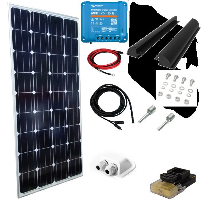 200W Solcellepakke for bobil, camping, hytte...