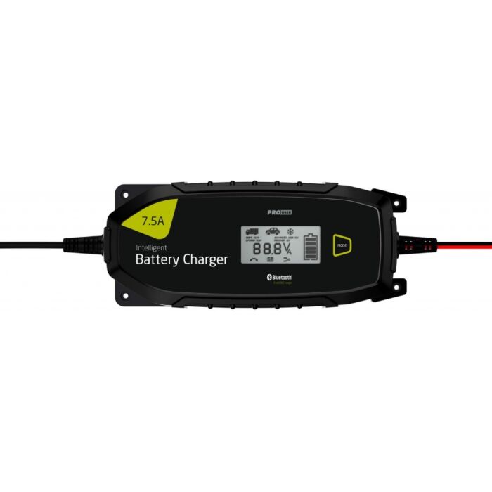 Prouser IBC7500B Batterilader 12V / 24V 7,5A /Bluetooth