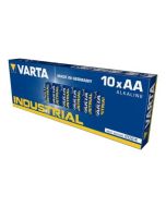 Köp AA Batteri, LR06 1,5V Varta Industrial Alkaliskt 10pk av batterigiganten.se för 45,00 kr