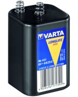 Köp Varta 431 Longlife Plus 6V 8,5Ah 4R25X med fjærpoler av batterigiganten.se för 108,00 kr