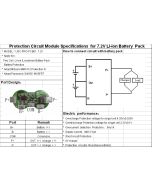 Köp Beskyttelsekrets BMS/PCM for 2S Li-Ion/Lipo 5A kont av batterigiganten.se för 196,00 kr