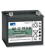 SONNENSCHEIN GEL Batteri 12V 25AH (197x132x180mm) +venstre