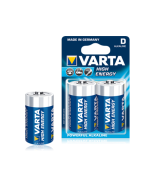 Köp Varta High Energy D 1,5V Alkaline batteri (2 st.) av batterigiganten.se för 53,00 kr
