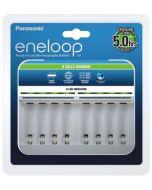 Köp Panasonic Eneloop 8 cell lader NIMH BQ-CC63 av batterigiganten.se för 499,00 kr